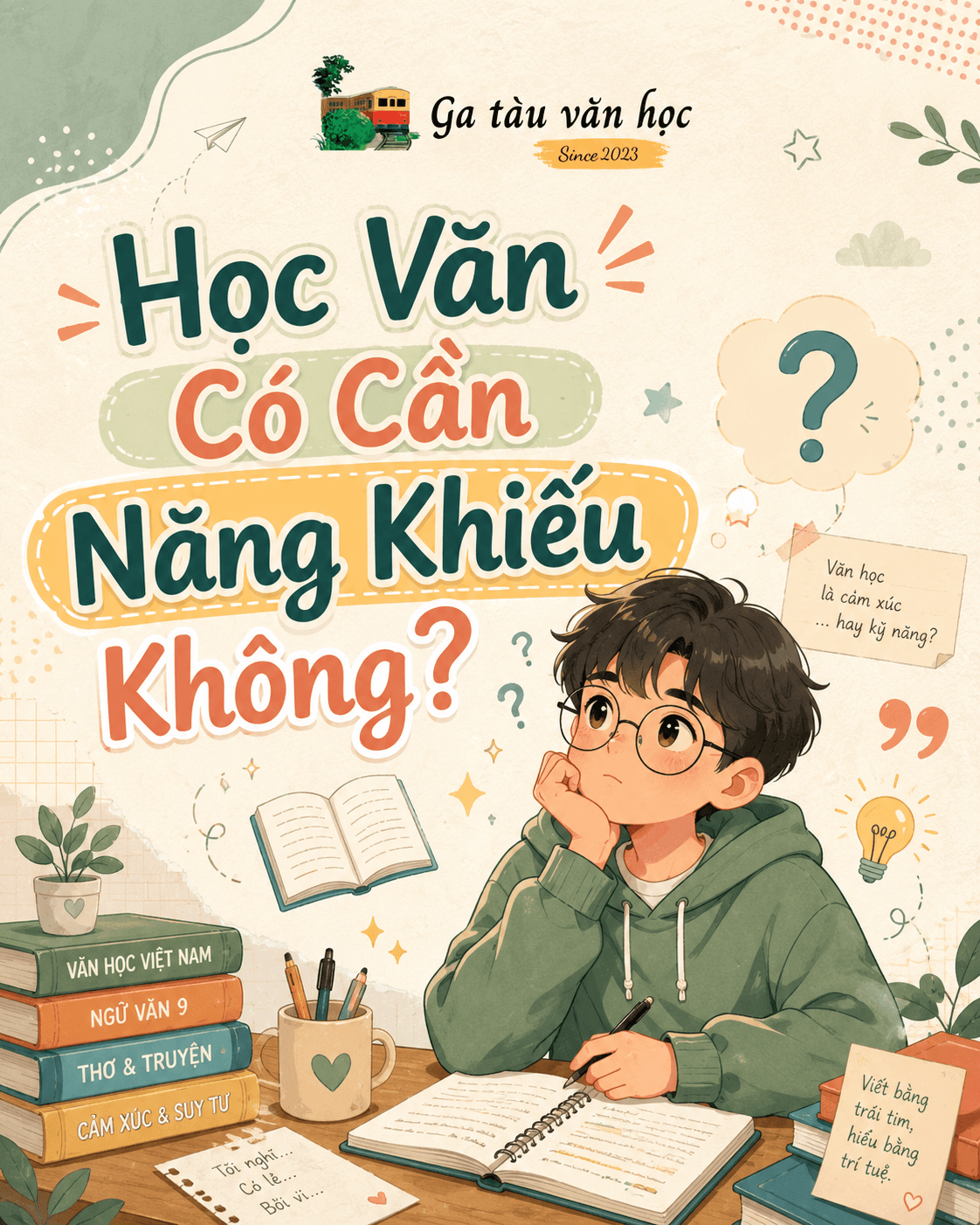 Học Văn Có Cần Năng Khiếu Không?